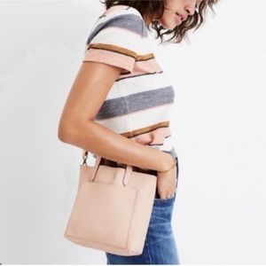 madewell the small zip top transport tote